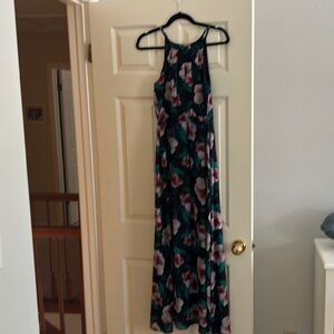 Miami Black and Pink Halter Sundress for Weddings